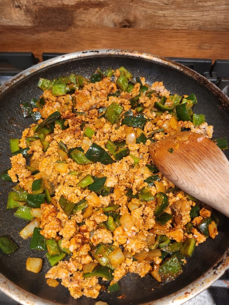 smoky pork quesadilla filling