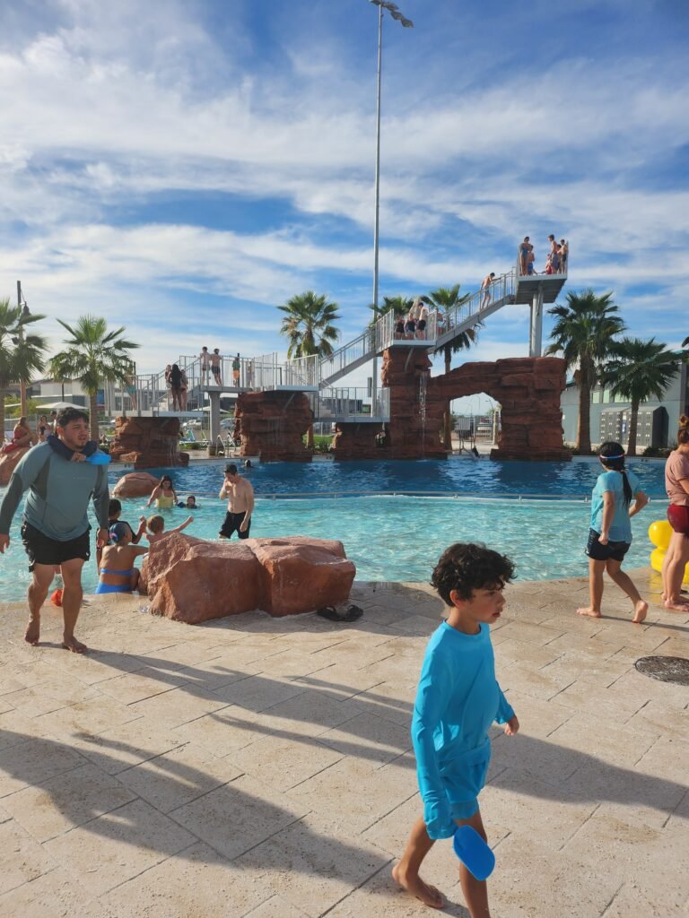 revel surf park review cliff rocks