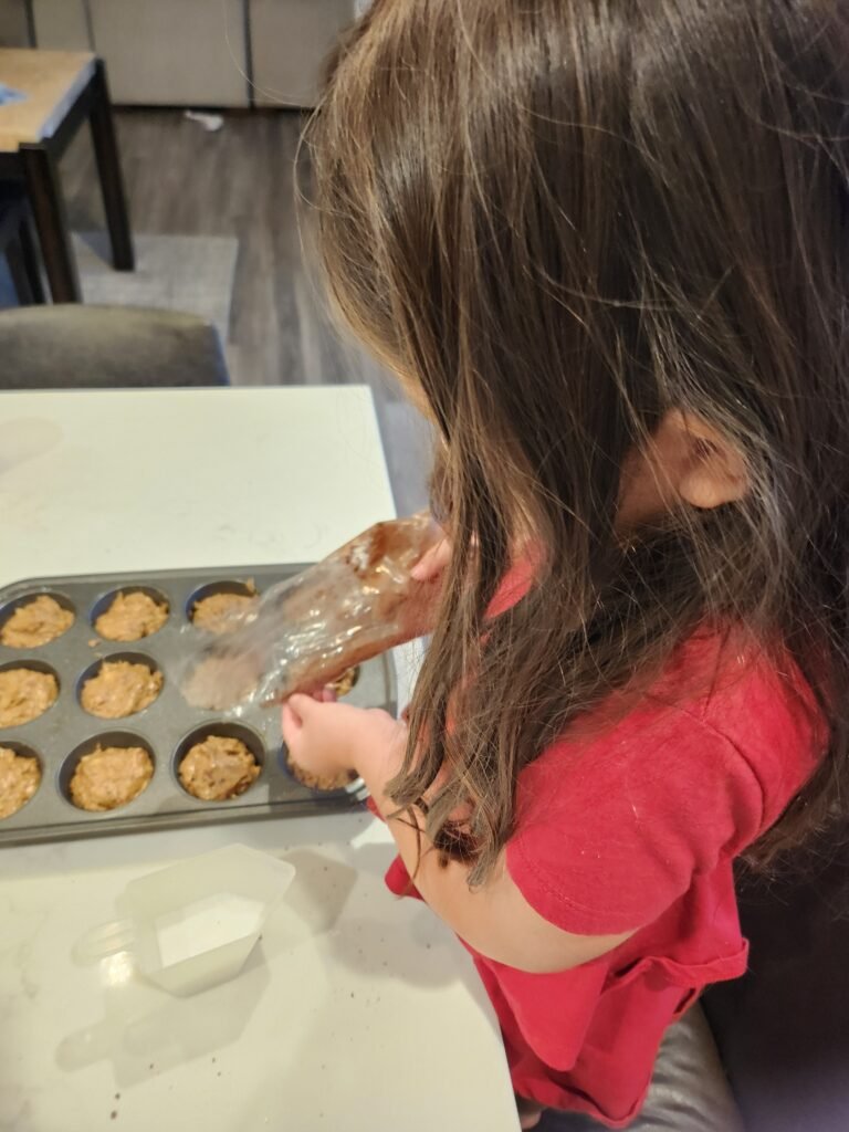 banana chocolate flake muffins
